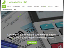 Tablet Screenshot of hobokentax.com